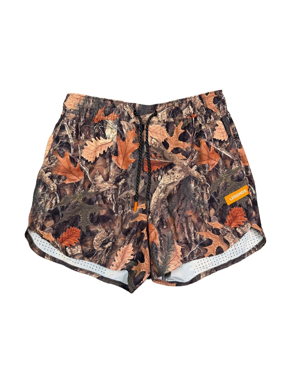 Legends Mens Small Woodland Camo Performance Shorts Running Gym Realtree Style